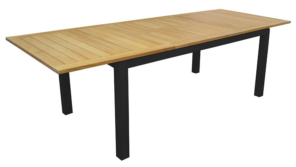 45 cm-Bois Table de jardin Table de bistrot Eucalyptus Table pliante avec Métal Châssis 