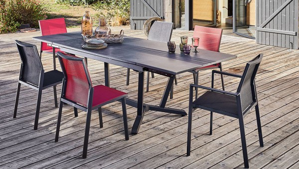 Table GALLEO 150/200/250 plateau Fundermax® Proloisirs - 6