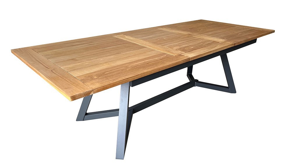 Table AGIRA 180/240 Plateau Teck FSC® Océo - 1
