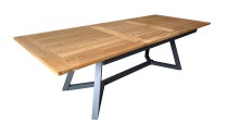 Table AGIRA 180/240 Plateau Teck FSC® Océo - 1