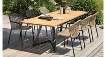 Table AGIRA 180/240 Plateau Teck FSC® Océo - 3