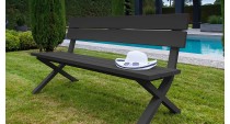 Banc CROSSWAY Coloris:Châssis Teck/Assise Teck Ecotax:Prix de vente comprenant l'éco-taxe de 2,10 € TTC Mode de livraison:LDDM -