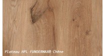 Table VITA 180/230/280 plateau HPL Fundermax® Coloris:Châssis Graphite/Plateau Fundermax® Chêne Ecotax:Prix de vente comprenant 