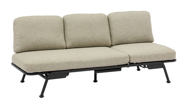 Sofa SUNSET Coloris:Châssis Graphite / Coussin chiné gris Ecotax:Prix de vente comprenant l'éco-taxe de 10,50 € TTC Mode de livr