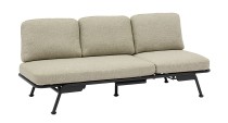 Sofa SUNSET Coloris:Châssis Graphite / Coussin chiné gris Ecotax:Prix de vente comprenant l'éco-taxe de 10,50 € TTC Mode de livr