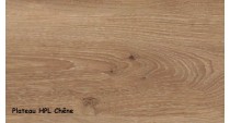 Table DOELAN II 180/240 plateau HPL Coloris:Châssis Graphite/Plateau HPL Chêne Ecotax:Prix de vente comprenant l'éco-taxe de 4,2